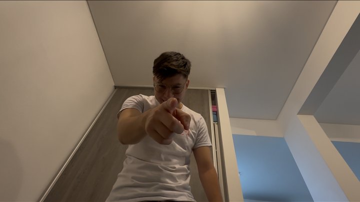 (POV Shrunken): You slowly shrink while the giant humiliate you