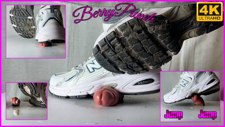 Unaware Shoejob in Dirty Sneakers - Cock Trampling - Cock Crush - CBT - Foot Fet