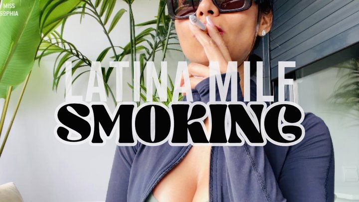 Latin MILF smoking on your face