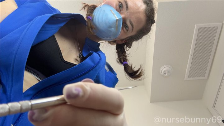 Dental Hygienist Strips During Your Exam 4K