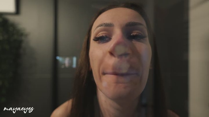 Smushing my nose and face on glass