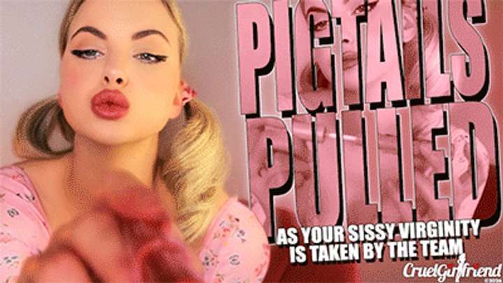 Pigtails Pulled As Your Sissy Virginity Is Taken By The Team (SD MP4)