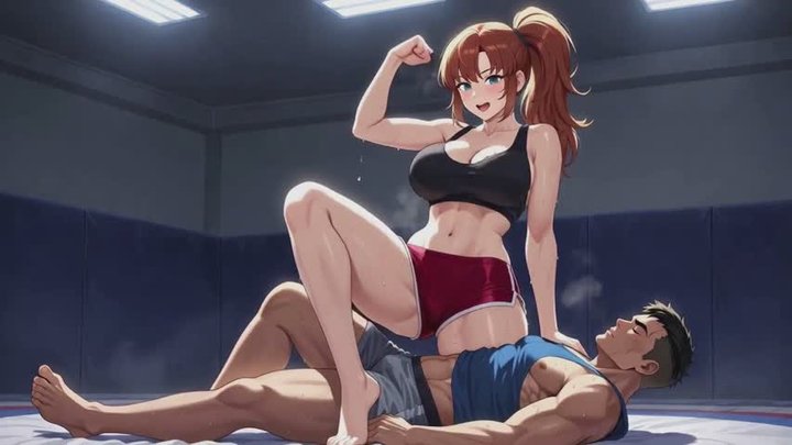 Mixed Wrestling Fantasies #12B: Confessions of a Mat Dominatrix (Animated)