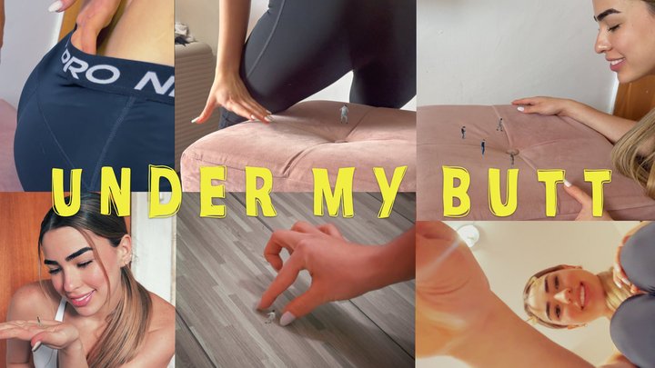 UNDER MY BUTT 1080 Giantess Gabriela