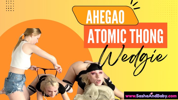 Crazy Atomic Ahegao From Bully - Gives Loser a Wedgie - Dweeb - Panty Fetish - W