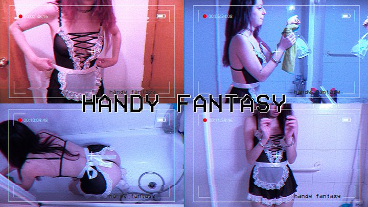Tape 014 (B): Making my french maid slave clean the bathroom