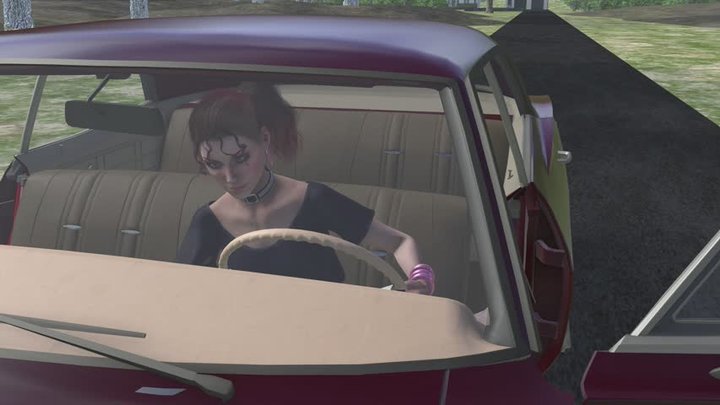 1967 Chevrolet Impala Cranking Template - 90's Camilla in Flip Flops 1080p