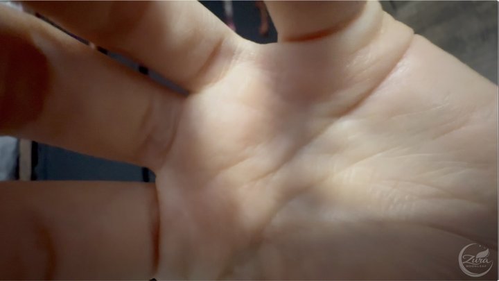 POV Hand Tease and Camera Lens Play | Palm Close-Up Hand Fetish | 1080p