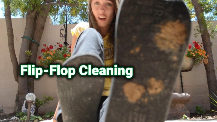 Dirty Flip Flops Foot Slave POV Clean My Sandals Be a Good Foot Bitch