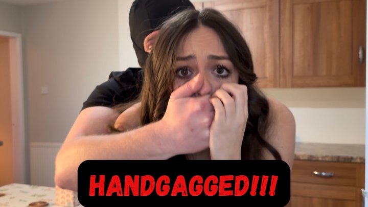 Home Invasion Handgag: Close-Up Gagging, Dragged & Cleave Gagged