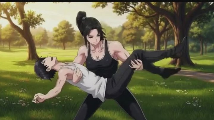Clara's Insane Power - She Lifts & Holds Him Across Her Knees in the Park | Stro