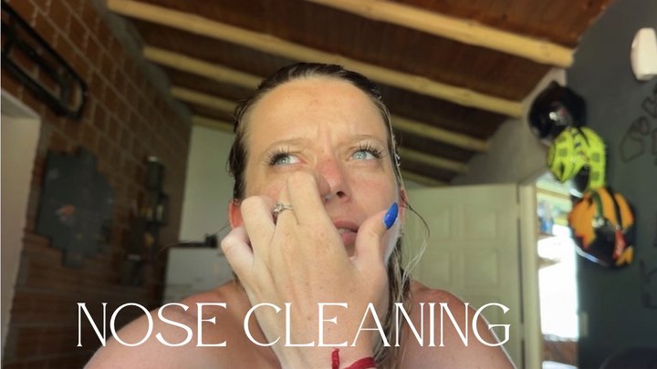 cleaning nose
