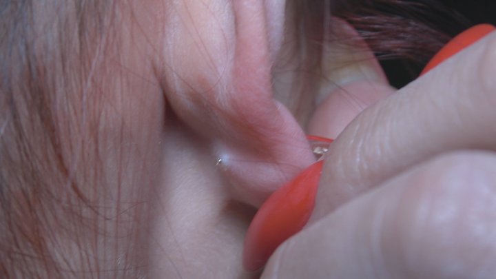 Custom Lesbian domination and earearring fetish video