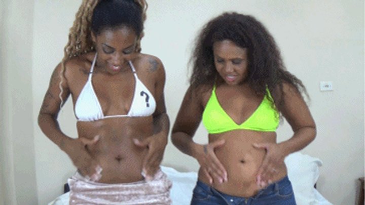 DOUBLE BELLY DELIGHT - Veronica and Desiree Show Their Soft Curves