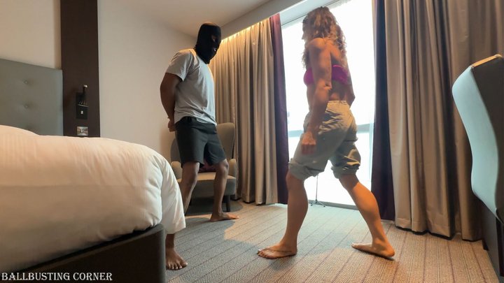 Ballbusting Challenge with Queen Kaos