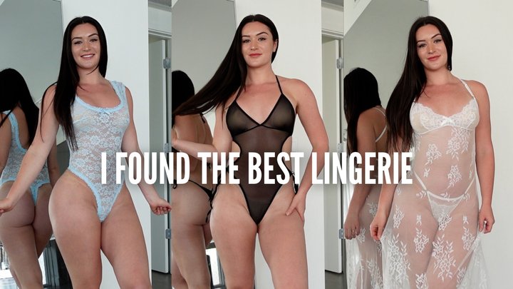 Lingerie Try-On Haul in 4k