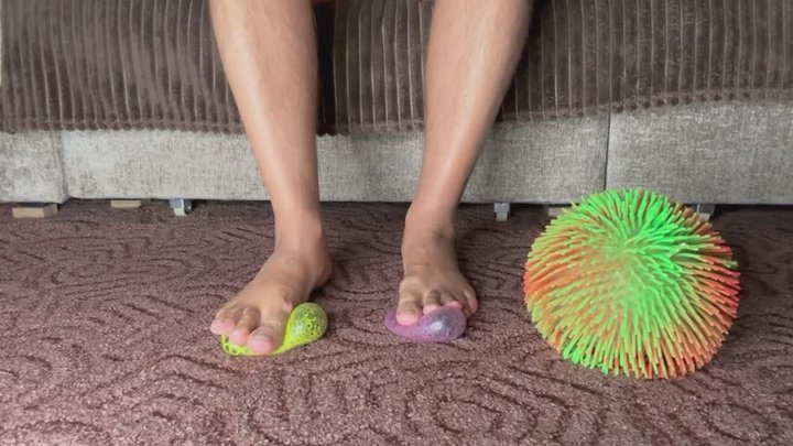 I'm stomping on balls just like your nuts b