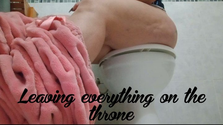 Leaving everything on the throne