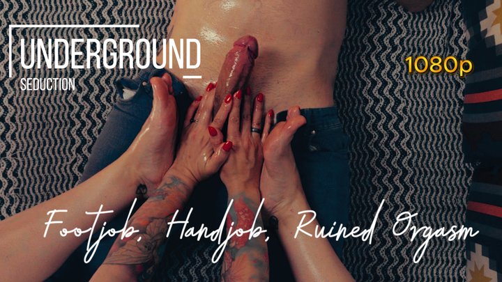 Extreme oiled footjob, edging and handjob - Rossi’s special ritual - 1080