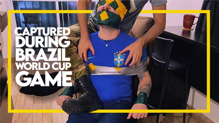 Tonny Tape Captured During Brazil World Cup Game by a Soldier (1080p) Gay Bondag