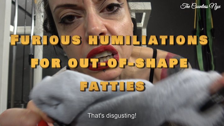FURIOUS HUMILIATIONS FOR OUT-OF-SHAPE FATTIES (eng sub)