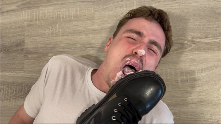 After a day with my girls, you lick my boots clean while I make myself something