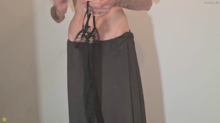 Crotchless Fishnet Body Stocking -Couldn't Wait- Try On