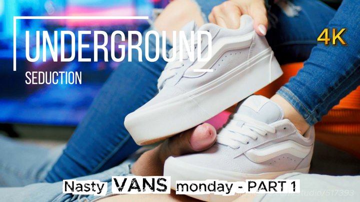 Nasty VANS Monday - Part 1. - shoejob, teasing, ballbusting and some Tenga… ;-)