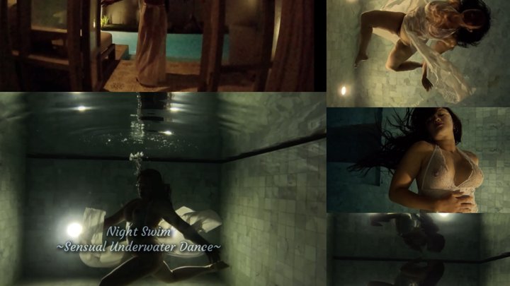 NIGHT SWIM-SENSUAL UNDERWATER DANCE 4K