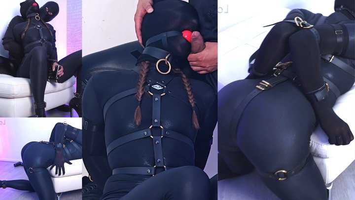 THIS CATWOMAN CATSUIT GOT ME IN SO MUCH TROUBLE - EXTREMELY TIGHT LEATHER BONDAG