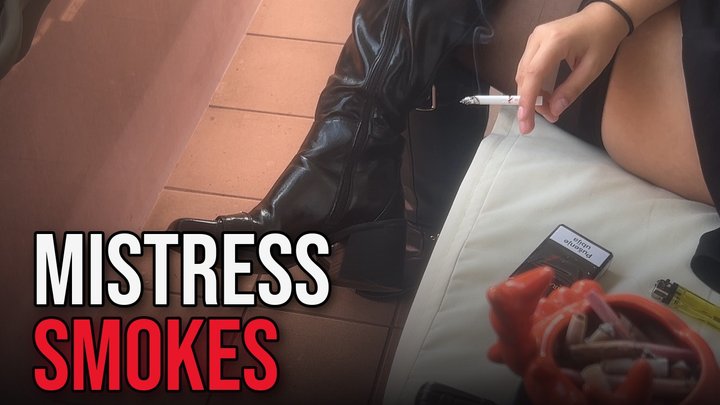 Mistress Smokes — Cigarette & Buckle boots