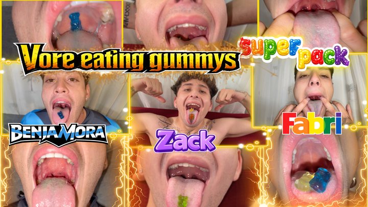Vore Eatting Gummys Super Pack! - Benja, Zack & Fabri