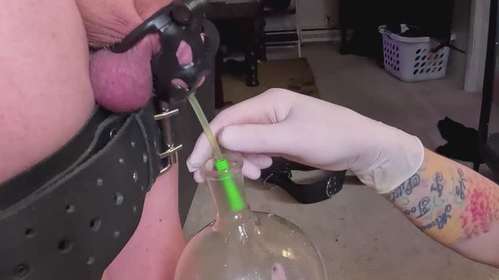 Catheter Chastity Play 1