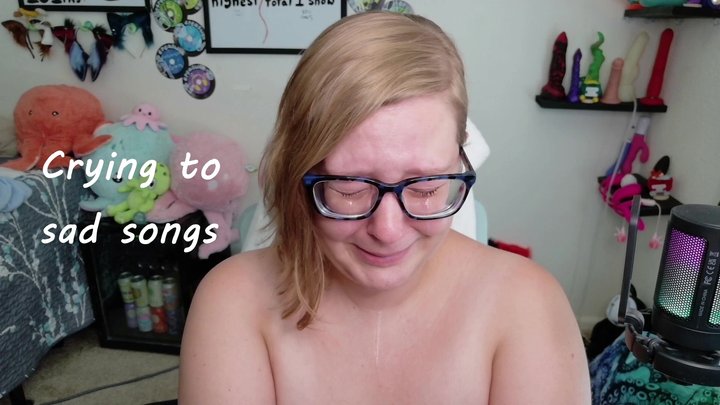 Crying to sad songs