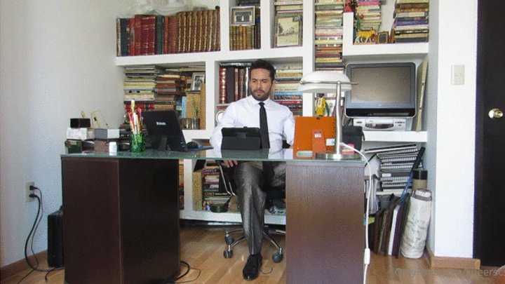 Gio's legs garters, suit and sheer socks