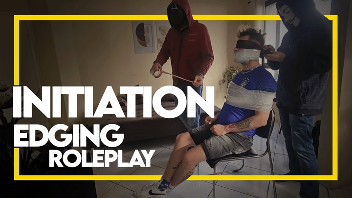 Initiation - Part 1 (1080p) Gay Bondage - Gay Domination - Edging - Foot Fetish 