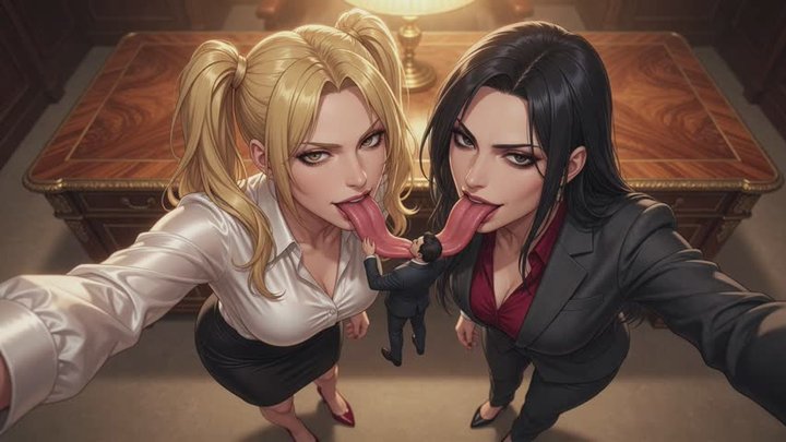 Vore Stories #10: Owned by Twin Golden Tails and Her Dark Partner