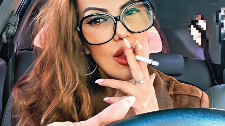 Hotboxing – Smoking in the car in my leather jacket – Marlboro Red