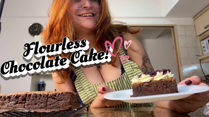 Baking Flourless Chocolate Cake! Only 4 Ingredients Recipe