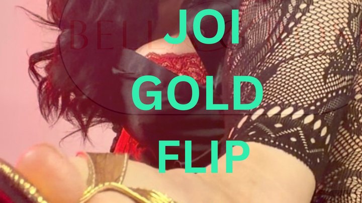 JOI GOLD FLIP FLOP SLAP