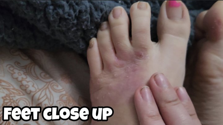 Extreme Feet Close Up - Soft Chubby Soles & Toes Detailed View