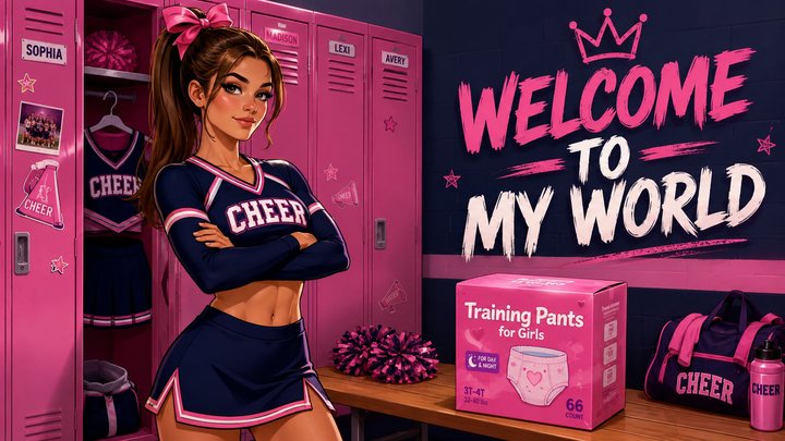 Your Bully Diapers You In The Girls Locker Room! | ABDL Scenario