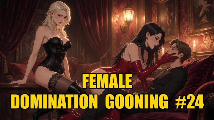 Female Domination Gooning #24: Alpha Mistress Latex Throne Dominion