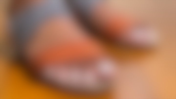 Ebony Dirty Sandal Foot Tease