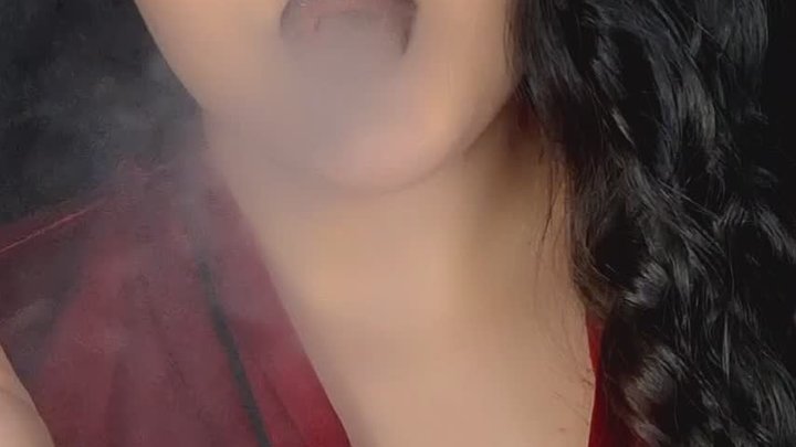 Late Night Smoking in Pajamas