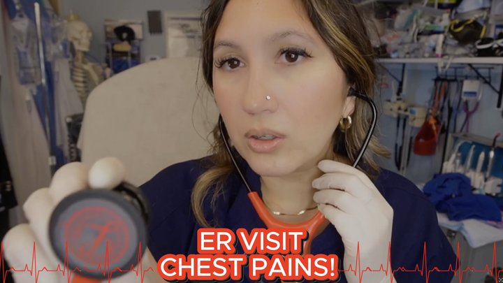 ER VISIT CHEST PAINS POV! You arrive to the emergency room with chest pains, Dr.