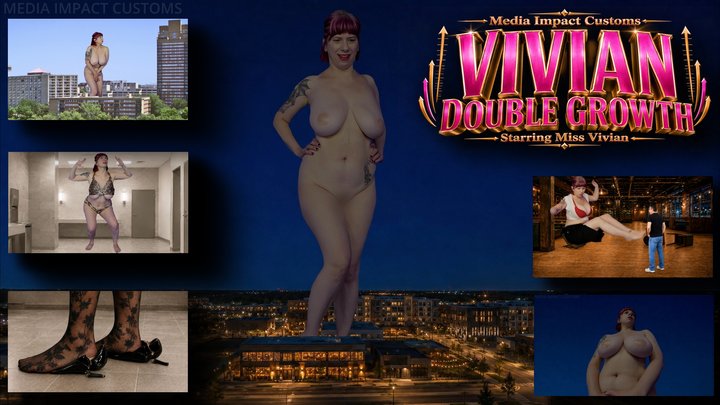 Vivian Double Growth - Miss Vivian - Growth - Giantess - Special FX - HD