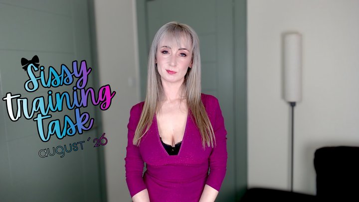Sissy training task August 26