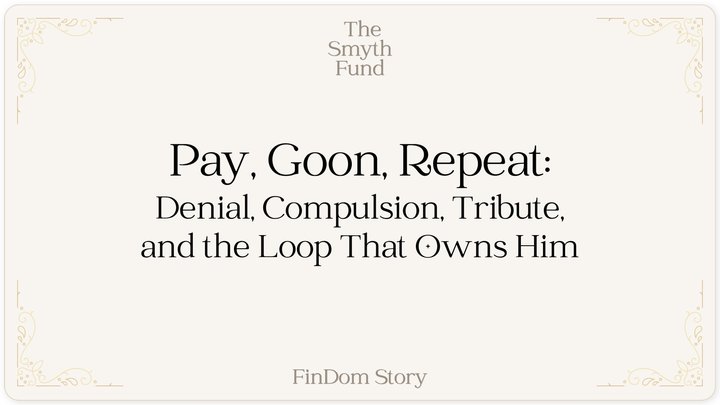 Pay, Goon, Repeat: Denial, Compulsion, Tribute, and the Loop That Owns Him by Ms