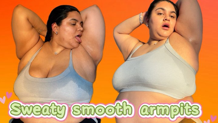 Sweaty smooth armpits